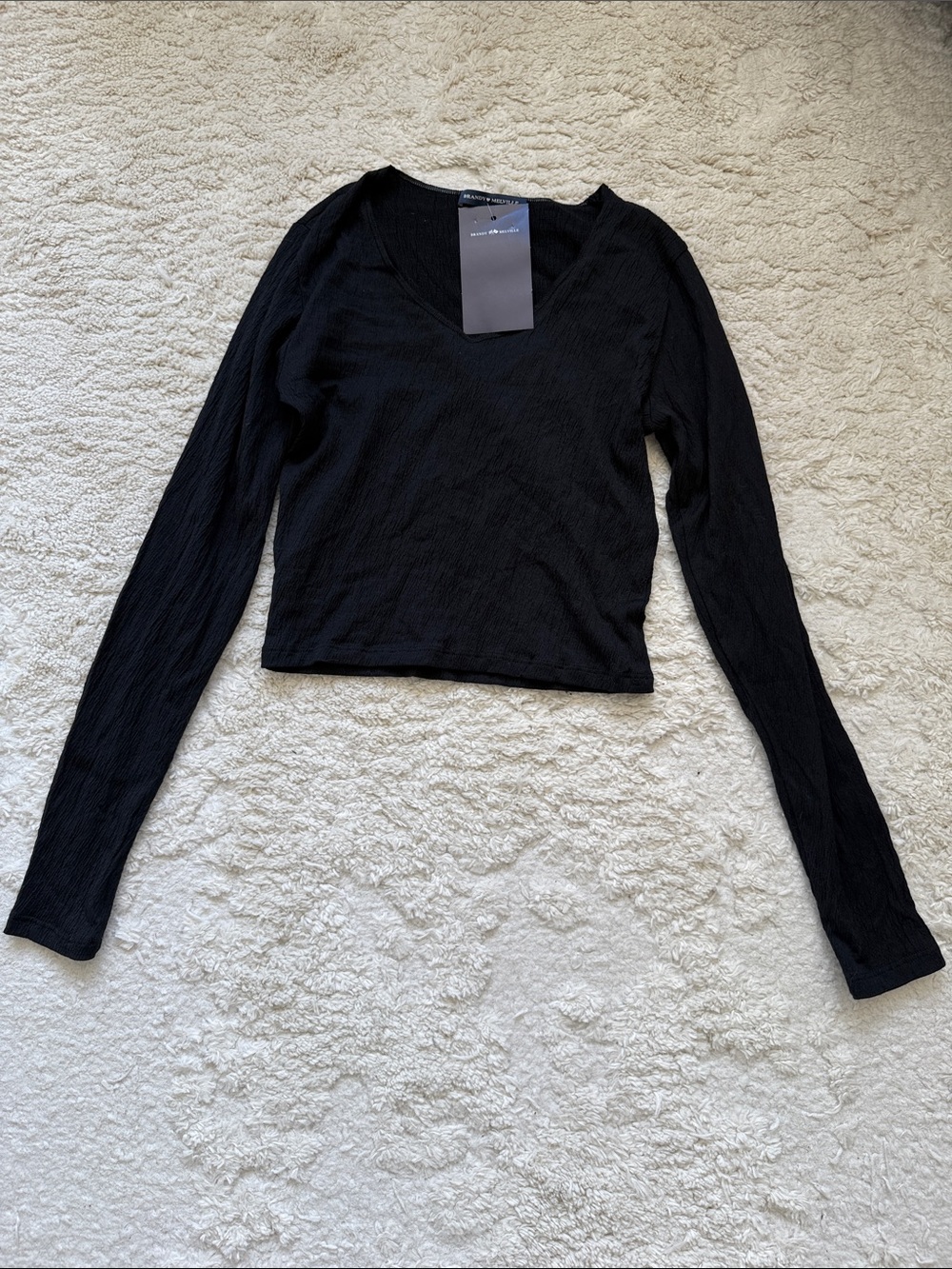 NWT Brandy Melville Black Long-Sleeve